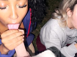 Ebony Juliana takes multiple cocks in a steamy POV scene