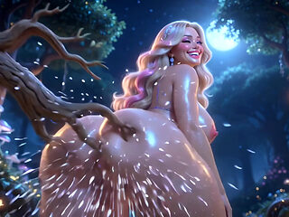 Barbie Slave Gets Orgasm Vines Fuck in Magical Forest - Tit Squeezing, Ass Pounding & Spanking"