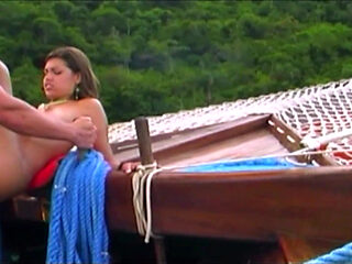 Latina Babe with Small Tits Interrupted by a Hung Dude Who Fucks Her Small Ass