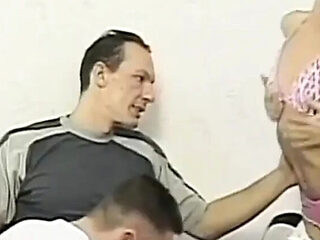 Blonde Bisexual Threesome Anal - Hot Babes Ass Fuck & Blowjob