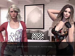 Huge 3D animated manhood in action