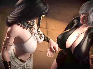 Egyptian milf and sexy girls in a faphouse fantasy