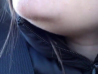 My Indian Stepsister Sucks Banana in Car and Does Mouth Fetish After Sucking Banana and Eating It