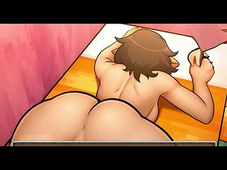 Steamy cartoon action with cartoon mom and wild 3D animation