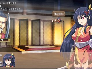 Kunoichi Karin gets down in a wild hentai game session