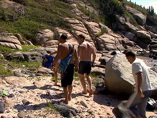 Stacey Saran and Her Lesbian Car Wash Girlfriends Licking Ass and Fingering Pussy