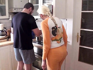 Slave Joschi Gets Hard Punishment From Strict Mistress in Kitchen Femdom