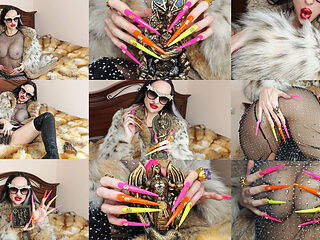 Worship My Extremely Long Neon Nails, Satan and Furs