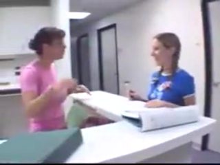 college girl gets a full check up from her doctor !