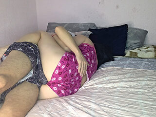 My Stepsister Gives Me an Erection When She Hugs Me While We Share a Bed