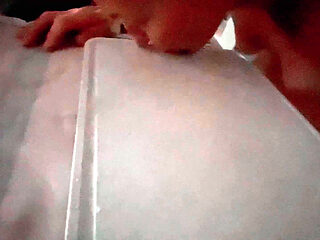 Piss Queen Shallows His Urine off Kitchen Counter