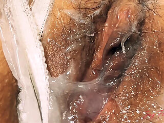 Sticky Heaven: Squirting with Panties