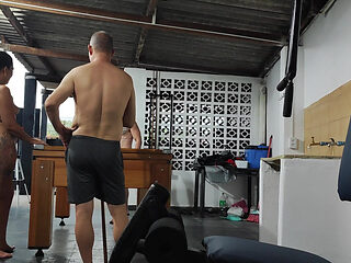 Playing Pool with the Stepsisters, Two Big Asses