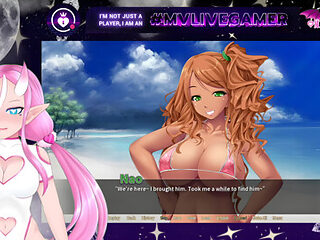 Gamer Girl And Cherry Kiss In Big Dick At The Beach Games 2d Omanko Vivi Playthrough