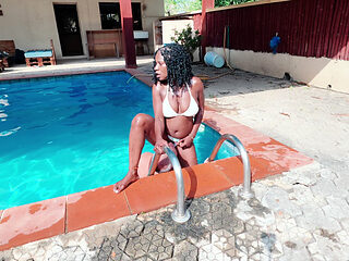 Barely Behaving by the Pool