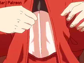 Boob pressing