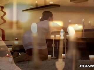 Billie Gets Laid by Two Men at the Same Time in a Candle Lit Room