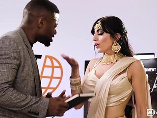 Big cock trailer with sultry Rebecca Volpetti and Aaliyah Yasin from Let'sDoeIt