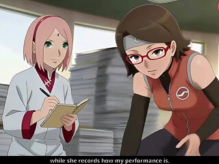 Naruto Fucks and Creampie Sarada While Sakura Is Watching, He Betrayed Boruto (uncensored Hentai)