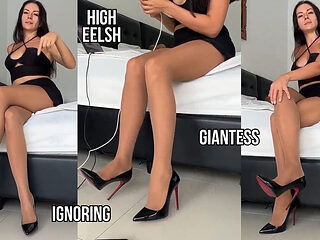 Giantess, Ignoring, Heel Domination