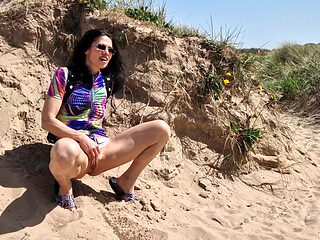 Outdoors Naked and Pissing in Public Compilation
