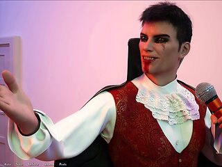 Big boobed 3D visual novel gameplay experience