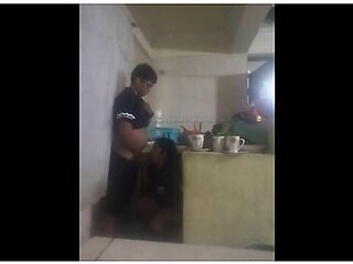 Maid Fucked In The Kitchen (my Wife Almost Discovered Us)