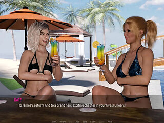 Shared Desires: Sexy Hotwives Topless on the Beach - Episode 2