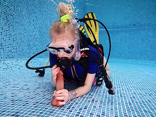 Deep Throat Dive Scuba Suck Training