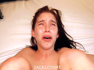 Slim Tight 19yr Lil Kate Rail Cumshot and Fuck Some More