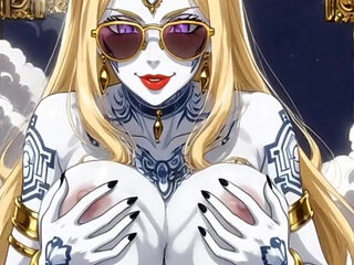 118. My White Demon in a Cloud Sexy Pose (ai Animation)