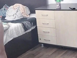 Sexy Wife Workout at Home Naked.