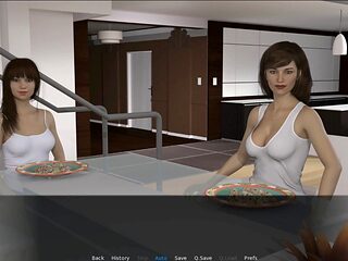 Mind control handjob while gaming in a 3D adventure