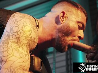 Drew Valentino's Muscly BDSM Fisting Ignites Wild Hairy Passion