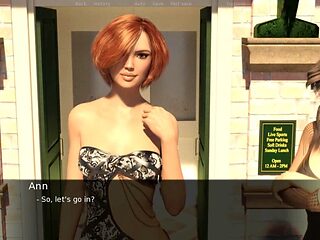 Uncensored 3D hentai cartoon featuring a horny slut enjoying oral pleasure