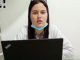 My Doctor Swallows All My Cock In Her Office