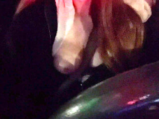 Outdoor Italian Horny Big Tits Stepmom Artemisia Love Flashing Her Tits While Driving Around