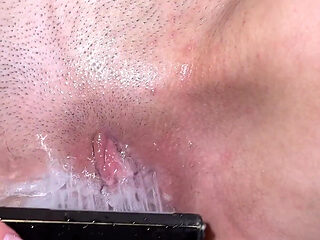 Creampie Collection! Showering My Pussy Close-up!