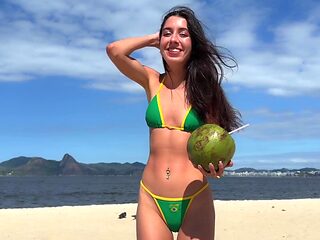 Whatcha do if a hot russian girl pulls up to you at the public beach