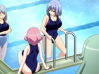 Swimsuit anal party by the pool: Blowjob, Big Tits  Big Ass Porn