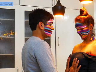 Lonely Housewife Calls Househelp to Cook and Fuck in Kitchen 1