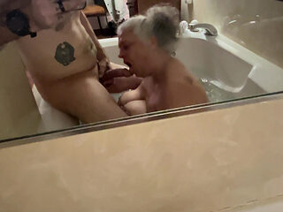 Jacuzzi Fun for Our Birthday Celebration for Us Both