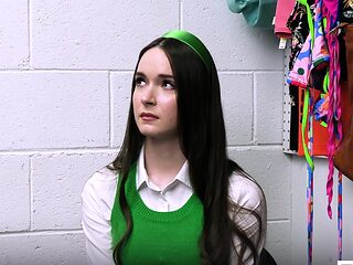 Brunette chick Hazel Moore rides the big cock of Jack Vegas in a steamy scene.