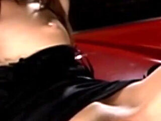 Babes fucking on the hood of a car