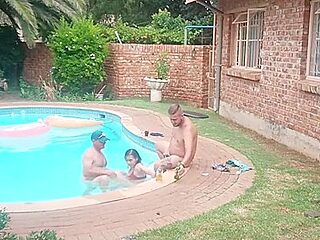 Dare Me To Play With Them In The Swimming Pool Eating Some Dick