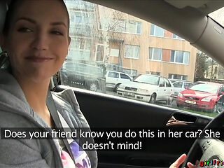 Girlfriends XXX - Sunday Drive Turns Into a Pussy Eating Competition