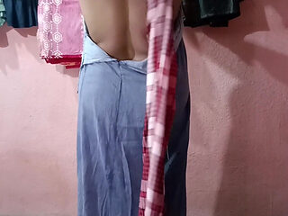 Saree Dropping After Bath Sfw 2