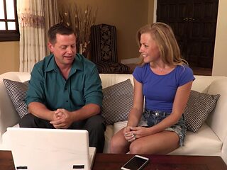 Nicole Clitman, the petite blonde from illinois, rides Eric Masterson’s cock