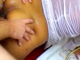 Asian milf Nikita fucked to orgasm secretly by neighbor