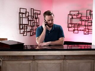 Cute masseuse's cunt helps him release his stress and anger